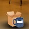 25 pcs Corrugated Kraft Shipping Boxes for Packaging Durable 4 x 4 x 4 Inch